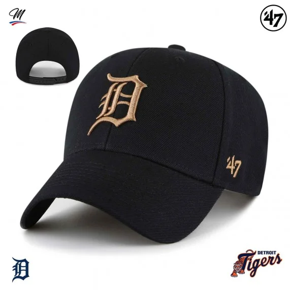 Casquette MLB Detroit Tigers MVP Snapback Noir (Casquettes) '47 Brand chez FrenchMarket