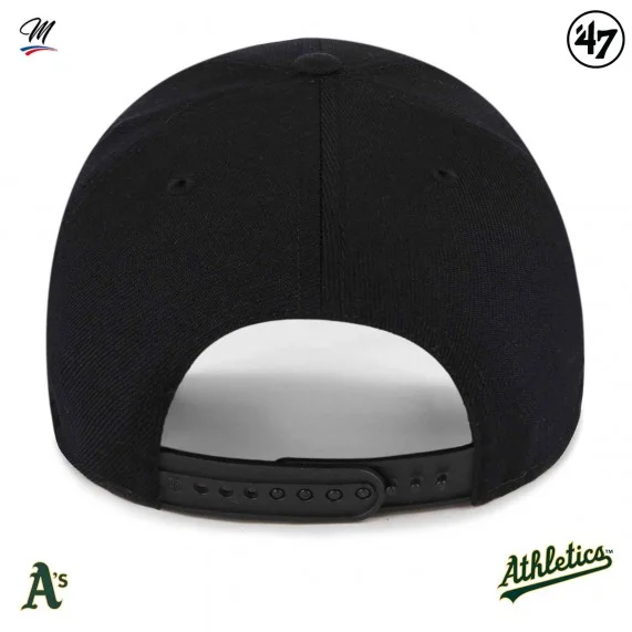 Casquette MLB Oakland Athletics MVP Snapback Noir (Casquettes) '47 Brand chez FrenchMarket