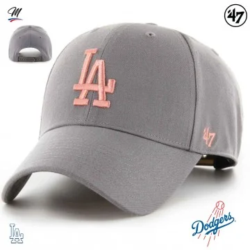 MLB Los Angeles Dodgers MVP Snapback Grey Cap (Caps) '47 Brand on FrenchMarket