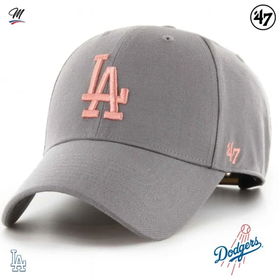 MLB Los Angeles Dodgers MVP Snapback Cap Grigio (Cappellino) '47 Brand chez FrenchMarket