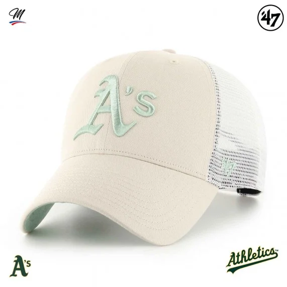 MLB Oakland Athletics "Ballpark Mesh MVP" Trucker Cap (Caps) '47 Brand on FrenchMarket