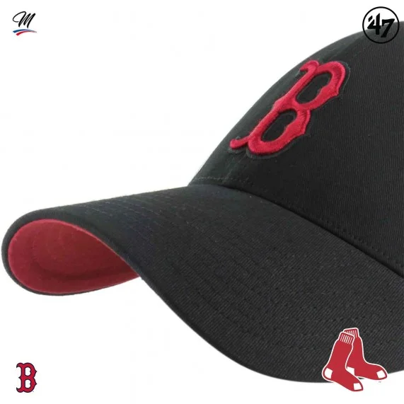 Cappello Trucker MLB Boston Red Sox "Ballpark Mesh MVP (Cappellino) '47 Brand chez FrenchMarket