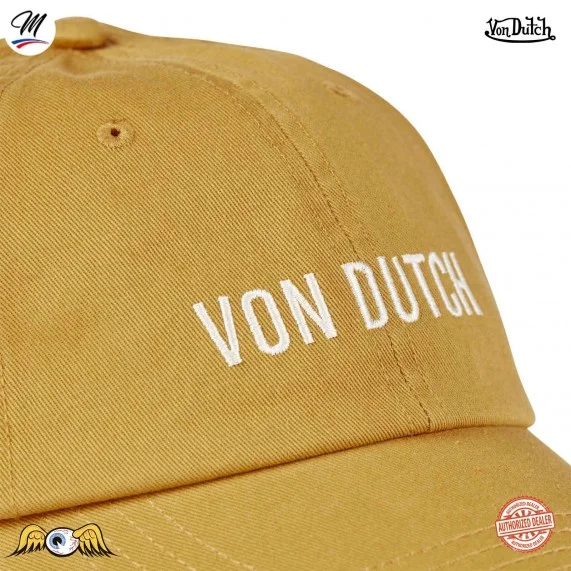 Casquette Dad Cap Souple Brodée Off White (Casquettes) Von Dutch chez FrenchMarket