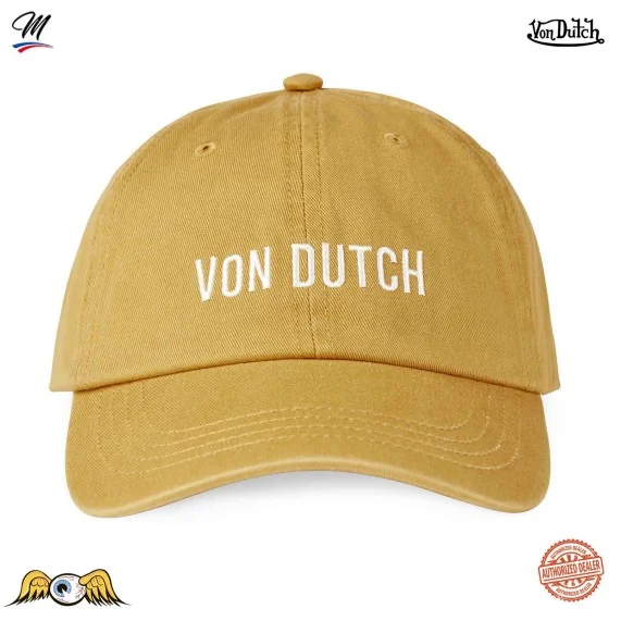 Casquette Dad Cap Souple Brodée Off White (Casquettes) Von Dutch chez FrenchMarket