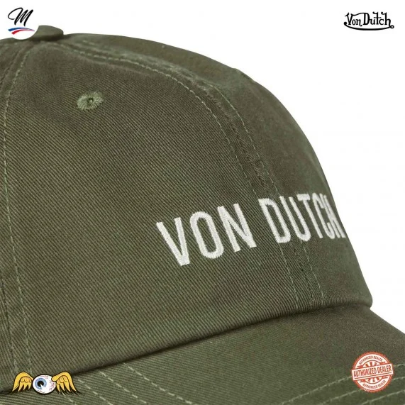 Casquette Dad Cap Souple Brodée Off White (Casquettes) Von Dutch chez FrenchMarket