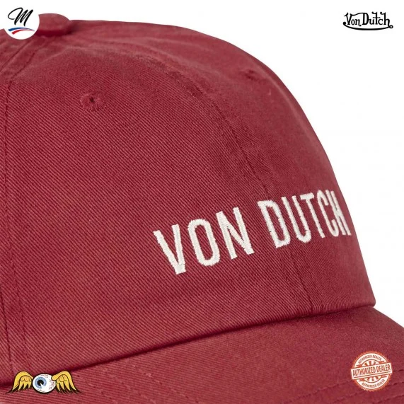 Casquette Dad Cap Souple Brodée Off White (Casquettes) Von Dutch chez FrenchMarket