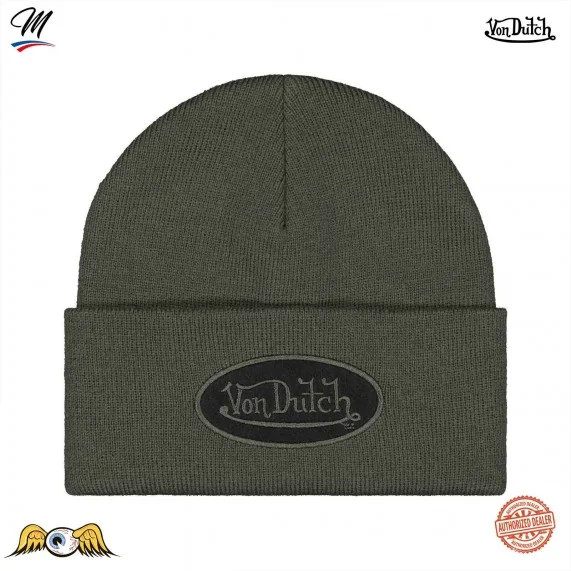 Bonnet Jersey avec badge feutrine (Bonnets) Von Dutch chez FrenchMarket