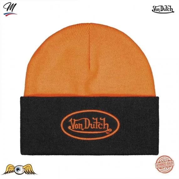 Gorro de jersey con escudo de fieltro (Gorros) Von Dutch chez FrenchMarket