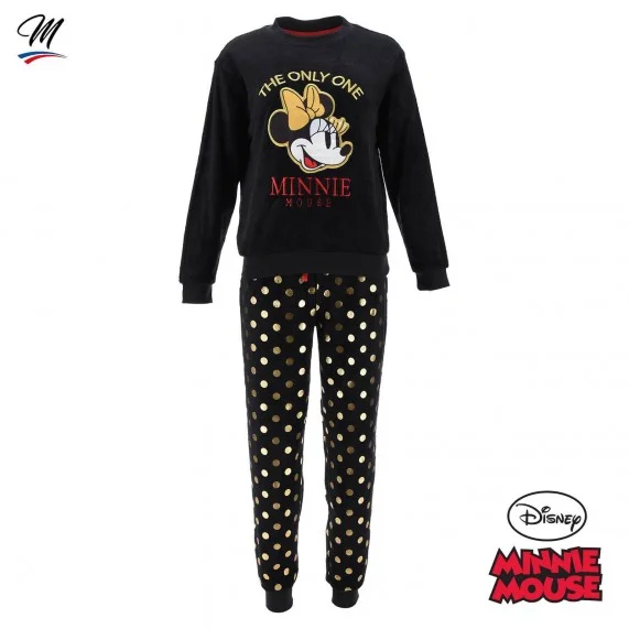 Minnie Mouse - Conjunto de pijama de forro polar "The Only One" para mujer (Conjuntos de pijama) French Market chez FrenchMarket