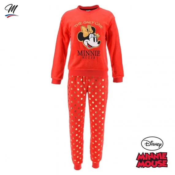 Minnie Mouse - Conjunto de pijama de forro polar "The Only One" para mujer (Conjuntos de pijama) French Market chez FrenchMarket