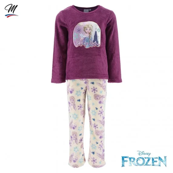 The Snow Queen - Conjunto de pijama polar para niña (Ensemble de Pyjama) French Market chez FrenchMarket