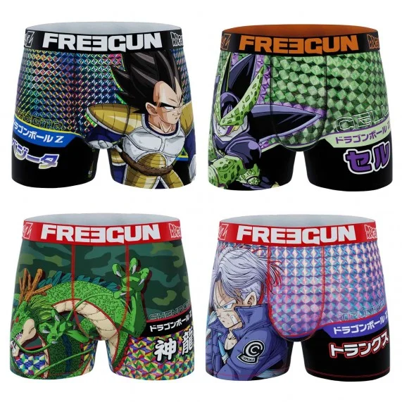 4er-Pack Boxershorts für Jungen Dragon Ball Z (Boxershorts für Jungen) Freegun auf FrenchMarket