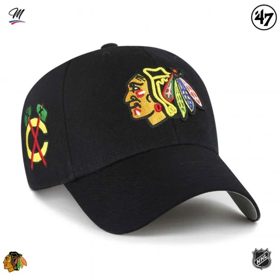 NHL Chicago Blackhawks "Sure Shot MVP" Mütze (Cap) '47 Brand auf FrenchMarket