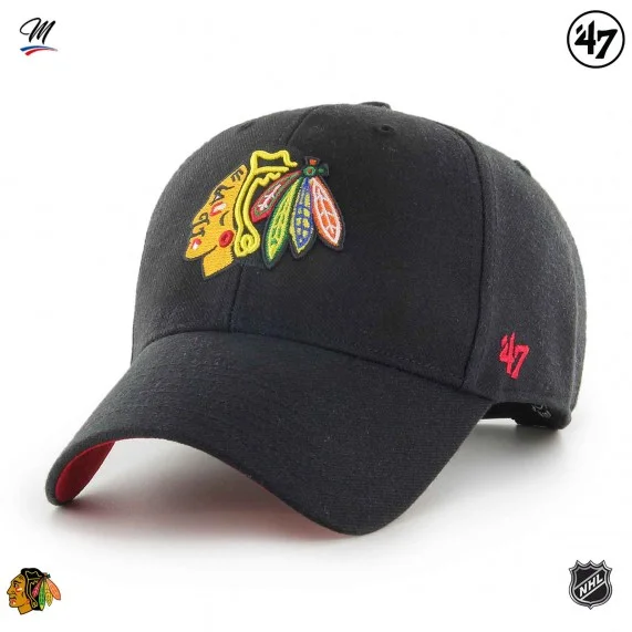 NHL Chicago Blackhawks "Ballpark Snap MVP" Mütze (Cap) '47 Brand auf FrenchMarket