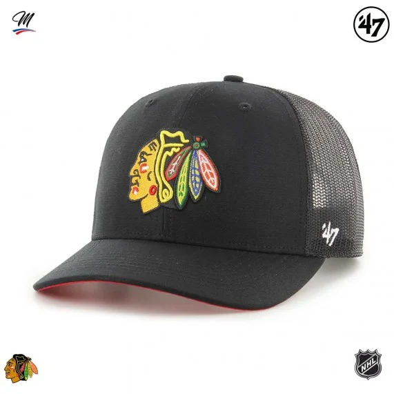 Gorra Trucker NHL Chicago Blackhawks "Ballpark Mesh MVP (Gorras) '47 Brand chez FrenchMarket