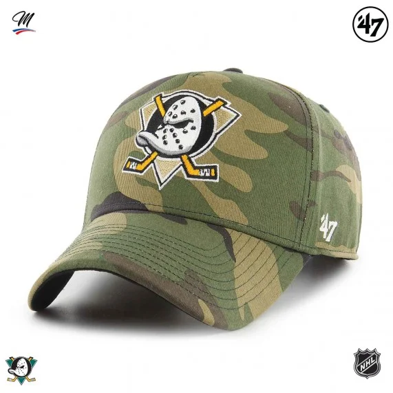 Cappello NHL Anaheim Ducks "Grove Snapback MVP Camo (Cappellino) '47 Brand chez FrenchMarket