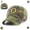 NHL Boston Bruins "Grove Snapback MVP Camo" Cap (Caps) '47 Brand chez FrenchMarket