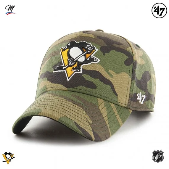 Gorra NHL Pittsburgh Penguins "Grove Snapback MVP Camo (Gorras) '47 Brand chez FrenchMarket