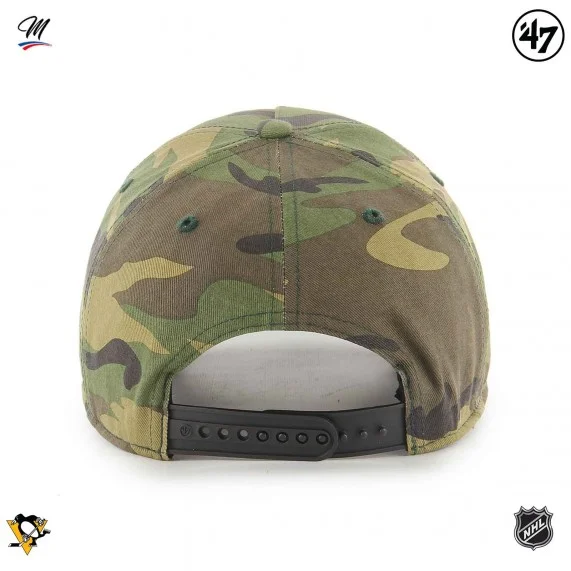 Casquette NHL Pittsburgh Penguins "Grove Snapback MVP Camo" (Casquettes) '47 Brand chez FrenchMarket