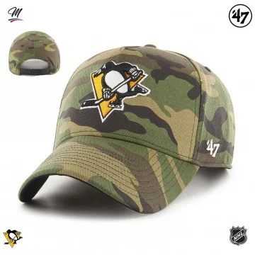 NHL Pittsburgh Penguins "Grove Snapback MVP Camo" Cap (Caps) '47 Brand on FrenchMarket