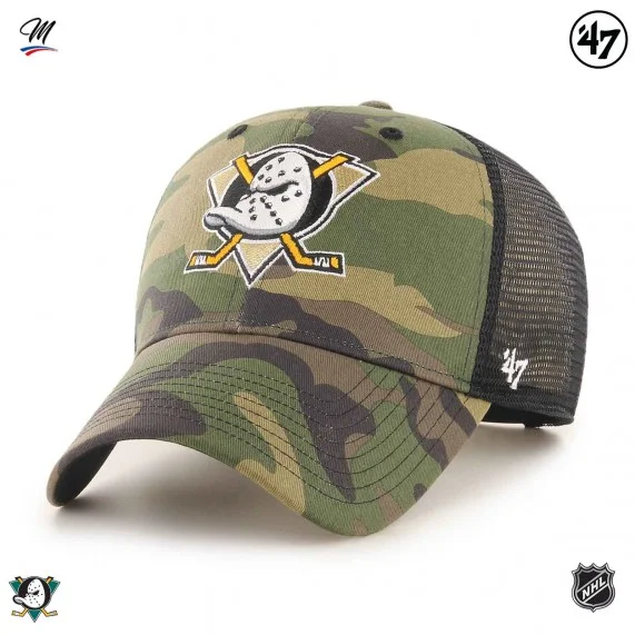 Casquette NHL Anaheim Ducks "Branson Camo MVP" (Casquettes) '47 Brand chez FrenchMarket