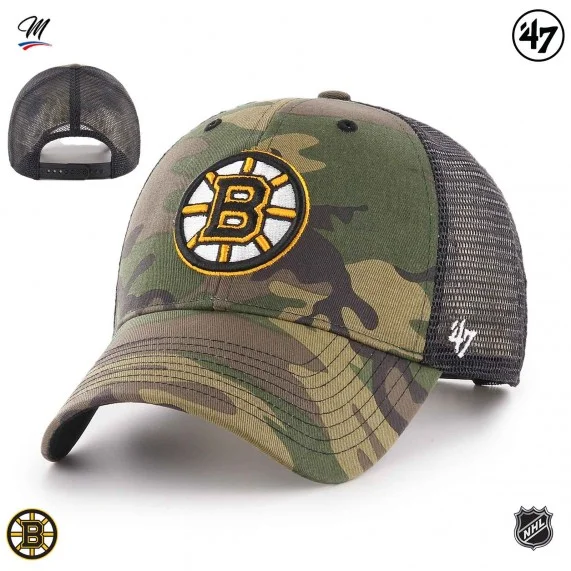 Casquette NHL Boston Bruins "Branson Camo MVP" (Casquettes) '47 Brand chez FrenchMarket