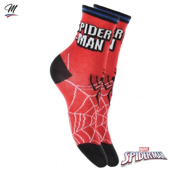 6 paia di calzini da ragazzo di MARVEL Spider-Man (Fantasie) French Market chez FrenchMarket