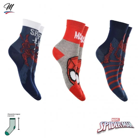 6 paia di calzini da ragazzo di MARVEL Spider-Man (Fantasie) French Market chez FrenchMarket