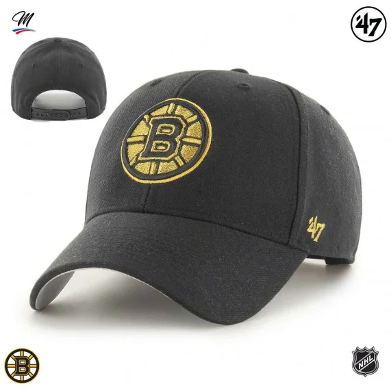 Casquette NHL Boston Bruins "Metallic Snap MVP" (Casquettes) '47 Brand chez FrenchMarket