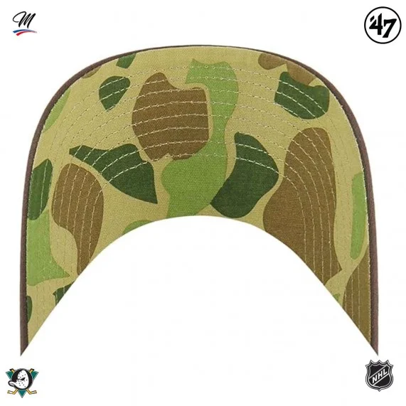 NHL Anaheim Ducks "Frog Skin Camo MVP" cap (Caps) '47 Brand on FrenchMarket