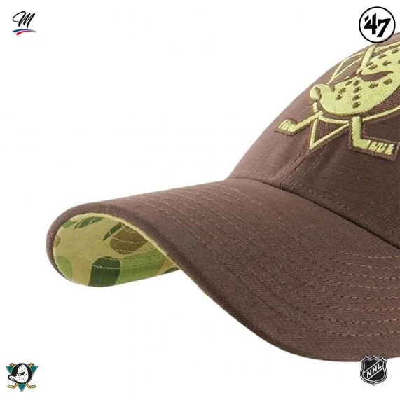 Gorra NHL Anaheim Ducks "Frog Skin Camo MVP (Gorras) '47 Brand chez FrenchMarket