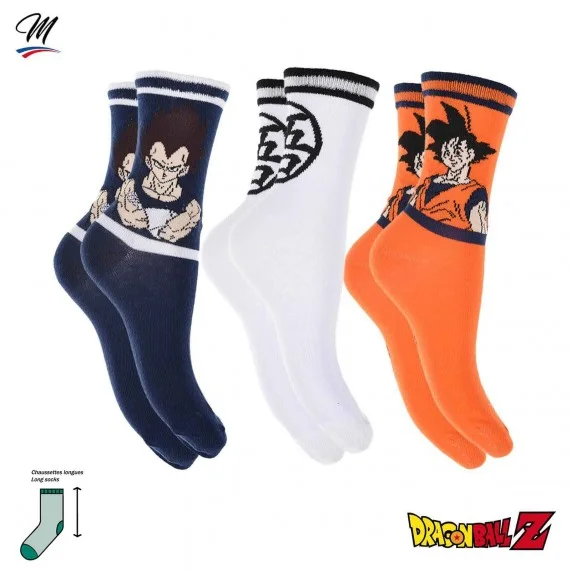 Lot de 6 Paires de Chaussettes Homme Dragon Ball Z (Chaussettes fantaisies) French Market chez FrenchMarket