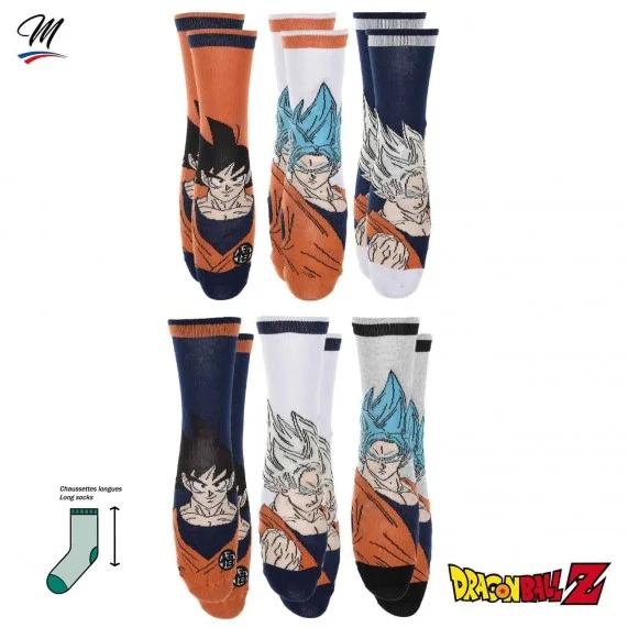 Confezione di 6 paia di calzini da uomo di Dragon Ball Z (Fantasia) French Market chez FrenchMarket