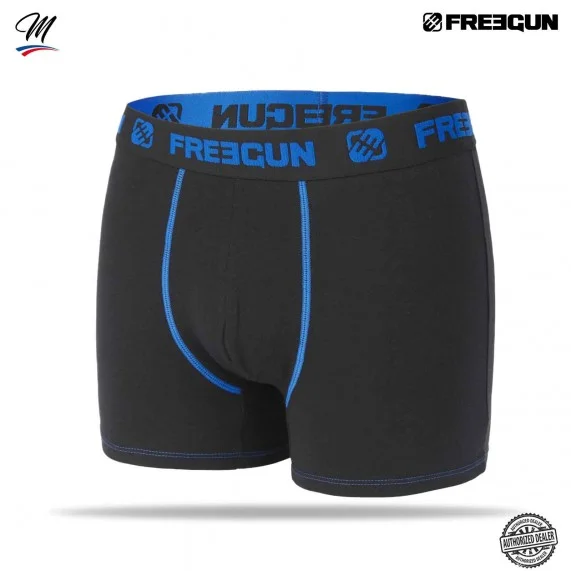 Set van 4 heren boxers van premium katoen (Herenboxershorts) Freegun chez FrenchMarket