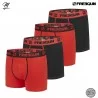 Set van 4 heren boxers van premium katoen (Herenboxershorts) Freegun chez FrenchMarket