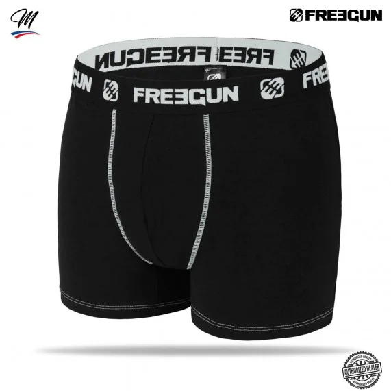 Set van 4 heren boxers van premium katoen (Herenboxershorts) Freegun chez FrenchMarket