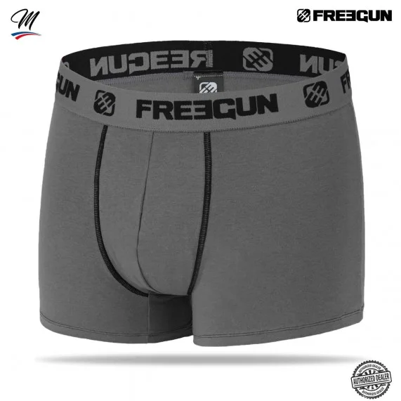 Set van 4 heren boxers van premium katoen (Herenboxershorts) Freegun chez FrenchMarket