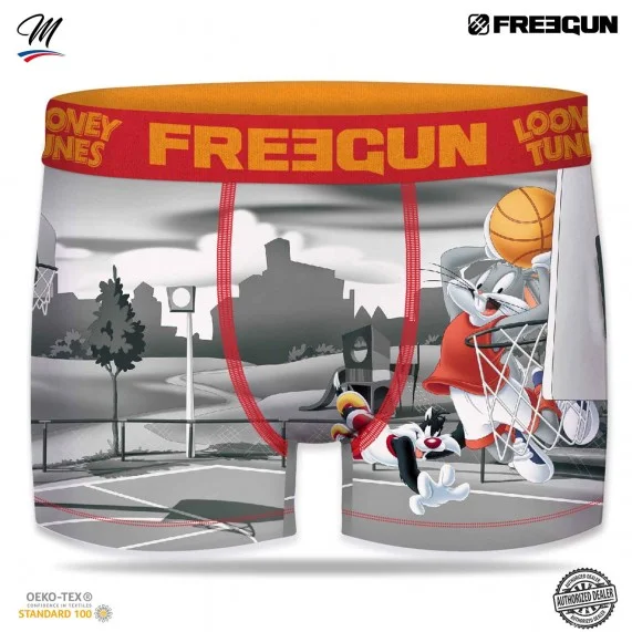 FREEGUN Uomo Boxer Looney Tunes Basket (Boxer) Freegun chez FrenchMarket