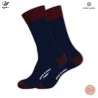 3 Paar Herrensocken aus Baumwolle "Rugby Streifen" (Fancy) Serge Blanco auf FrenchMarket