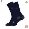 Lot de 3 paires de Chaussettes Homme en Coton "Rugby Rayures" (Chaussettes fantaisies) Serge Blanco chez FrenchMarket