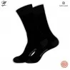 Lot de 3 paires de Chaussettes Homme en Coton "Rugby Rayures" (Chaussettes fantaisies) Serge Blanco chez FrenchMarket