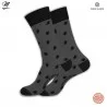 Lot de 3 paires de Chaussettes Homme en Coton "Rugby Rayures" (Chaussettes fantaisies) Serge Blanco chez FrenchMarket