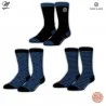 Set of 3 Pairs of Men's Cotton "Rugby 15" Socks (Fancy socks) Serge Blanco on FrenchMarket