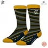 Lot de 3 paires de Chaussettes Homme en Coton "Rugby 15" (Chaussettes fantaisies) Serge Blanco chez FrenchMarket