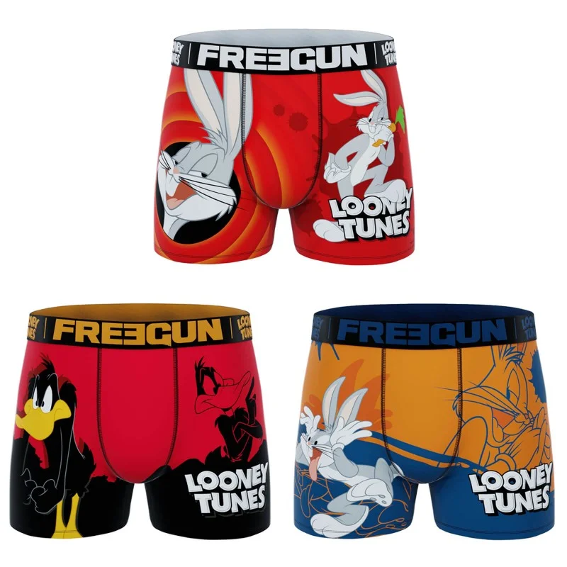 FREEGUN Looney Tunes | 3 Pack of Boxers Boy Bugs Bunny / French Mkt