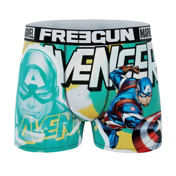 Marvel Avengers Capitán América Calzoncillos para niño (Boxers) Freegun chez FrenchMarket