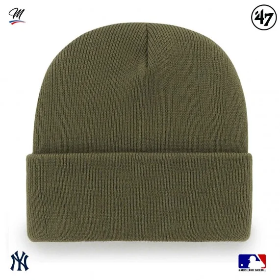 Bonnet MLB New York Yankees Haymaker "Vert" (Bonnets) '47 Brand chez FrenchMarket