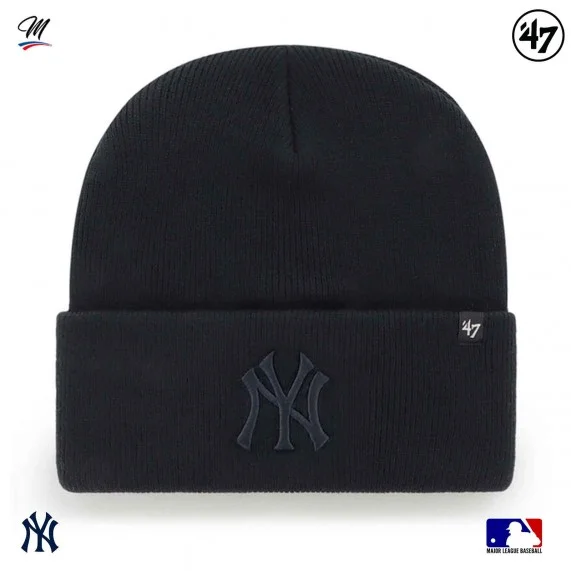 Bonnet MLB New York Yankees Haymaker "Bleu" (Bonnets) '47 Brand chez FrenchMarket