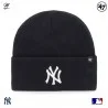 Bonnet MLB New York Yankees Haymaker "Bleu" (Bonnets) '47 Brand chez FrenchMarket