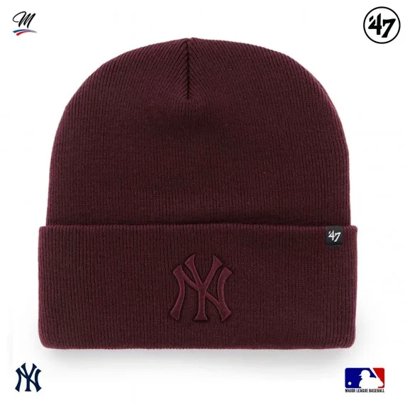 Cappello MLB New York Yankees Haymaker "Bordeaux (Berretto) '47 Brand chez FrenchMarket